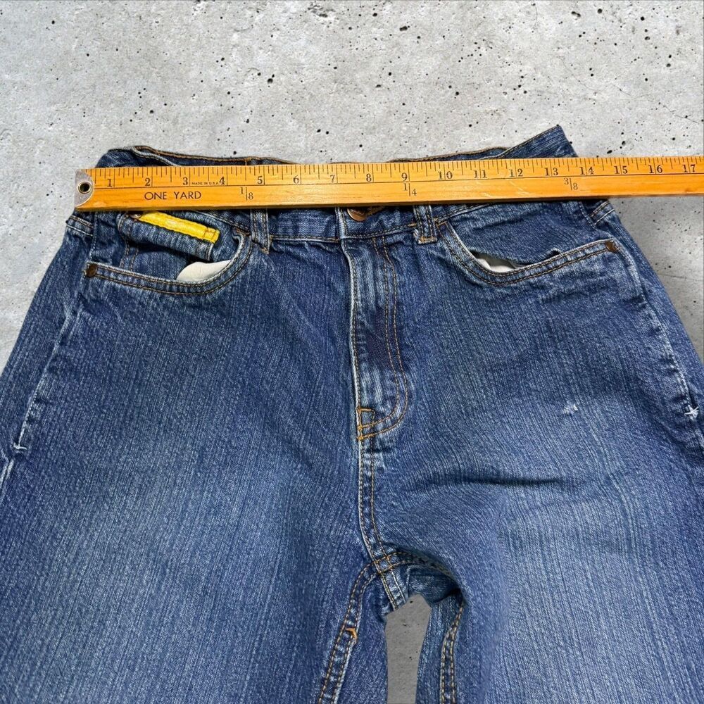 Ecko Unltd Youth Baggy Jeans Blue Denim Rhino Pocket Y2K 2000s Streetwear - Picture 13 of 14